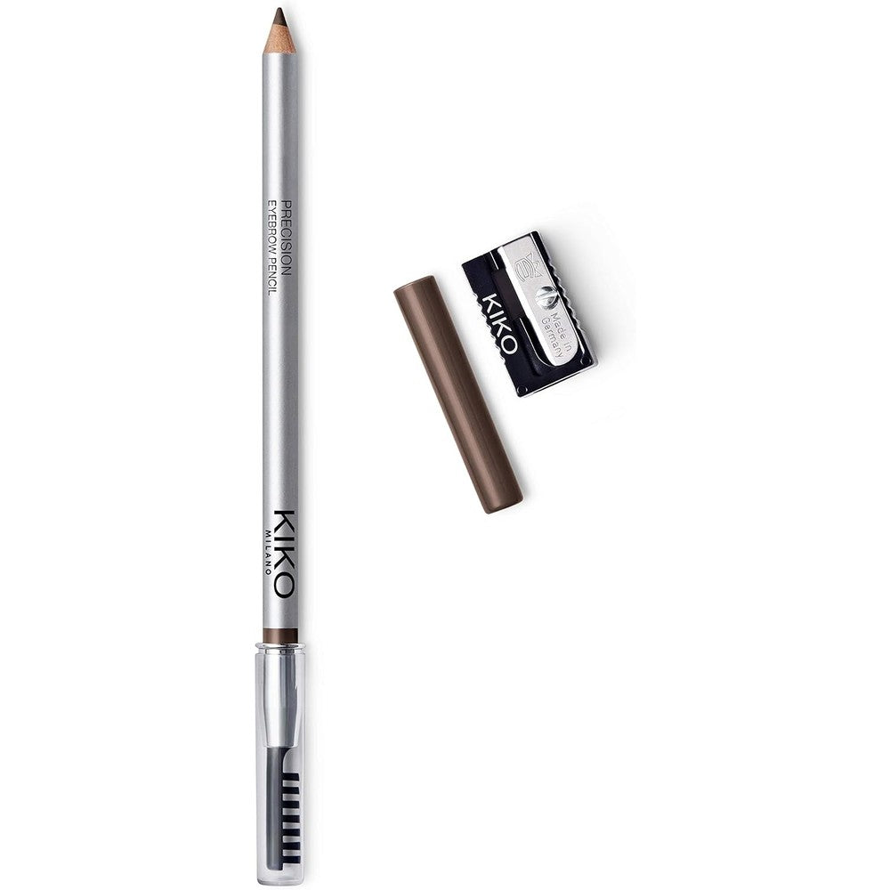 Kiko Milano Precision Eyebrow Pencil With Micro Precision Hard Formula And Separator Comb For Natural Defined Brows