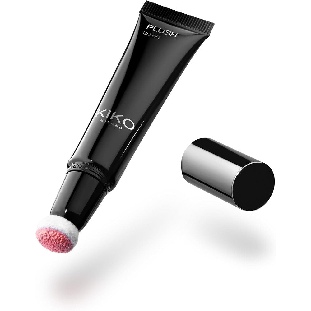 Kiko Milano Plush Blush 03 Pink Ballerina Liquid Blush With Built In Sponge Applicator 14 Milliliters
