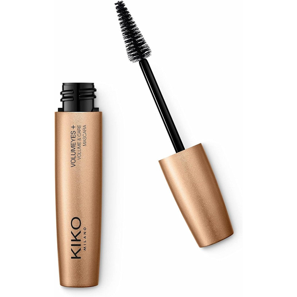 KIKO Milano Volumeyes Plus Volume Enhancing Active Mascara For Thicker Eyelashes Intense Black Eleven Milliliters Conditioning Eye Makeup