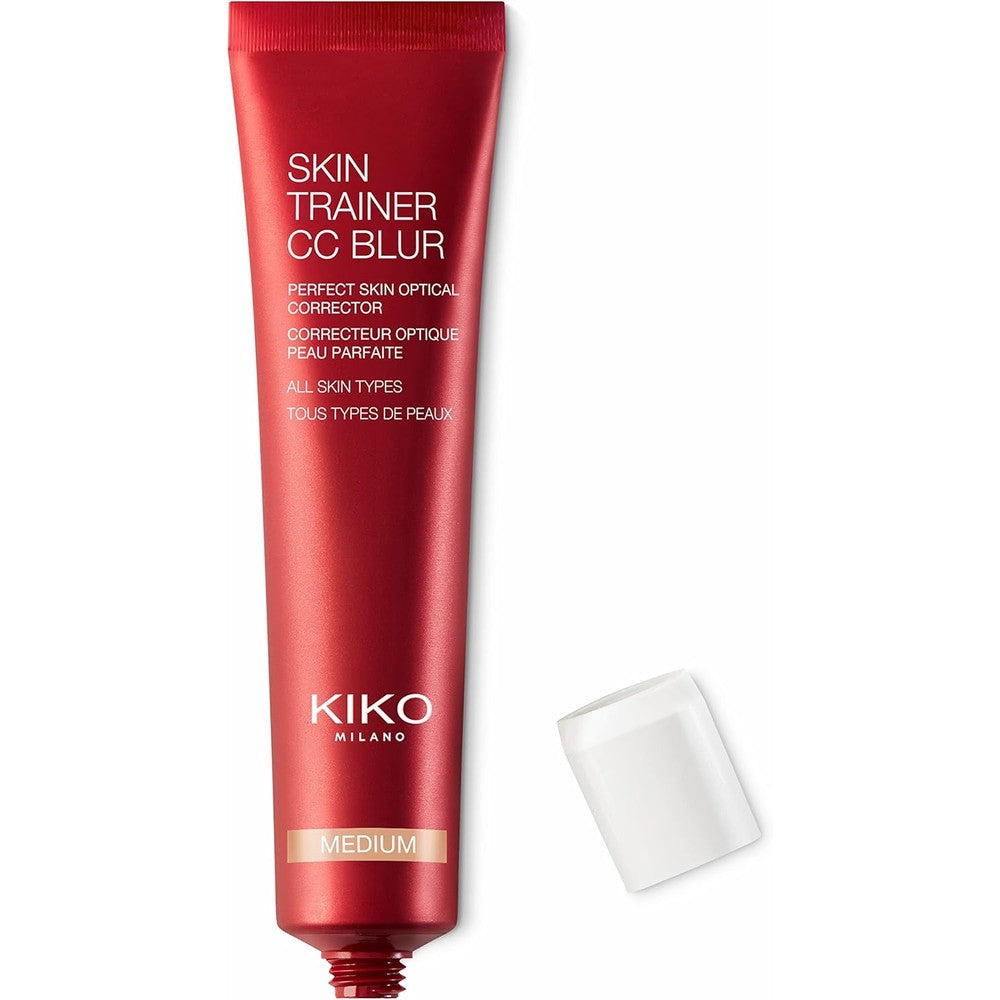 Kiko Milano Skin Trainer CC Blur 02 Medium Optical Corrector Smoothing Cream And Complexion Perfector 30 Milliliters
