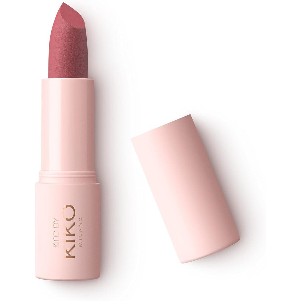 KIKO Milano Kind By KIKO Soft Matte Lipstick 04 Scarlet Earth Vegan Nude Pink Demi Matte Lip Color 4 Grams