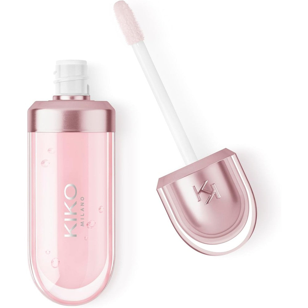 Kiko Milano 3D Hydra Lip Oil Hydrating And Nourishing High Shine Lip Treatment Formula With Vitamin E 03 Glossed Glass 6.5 Milliliters