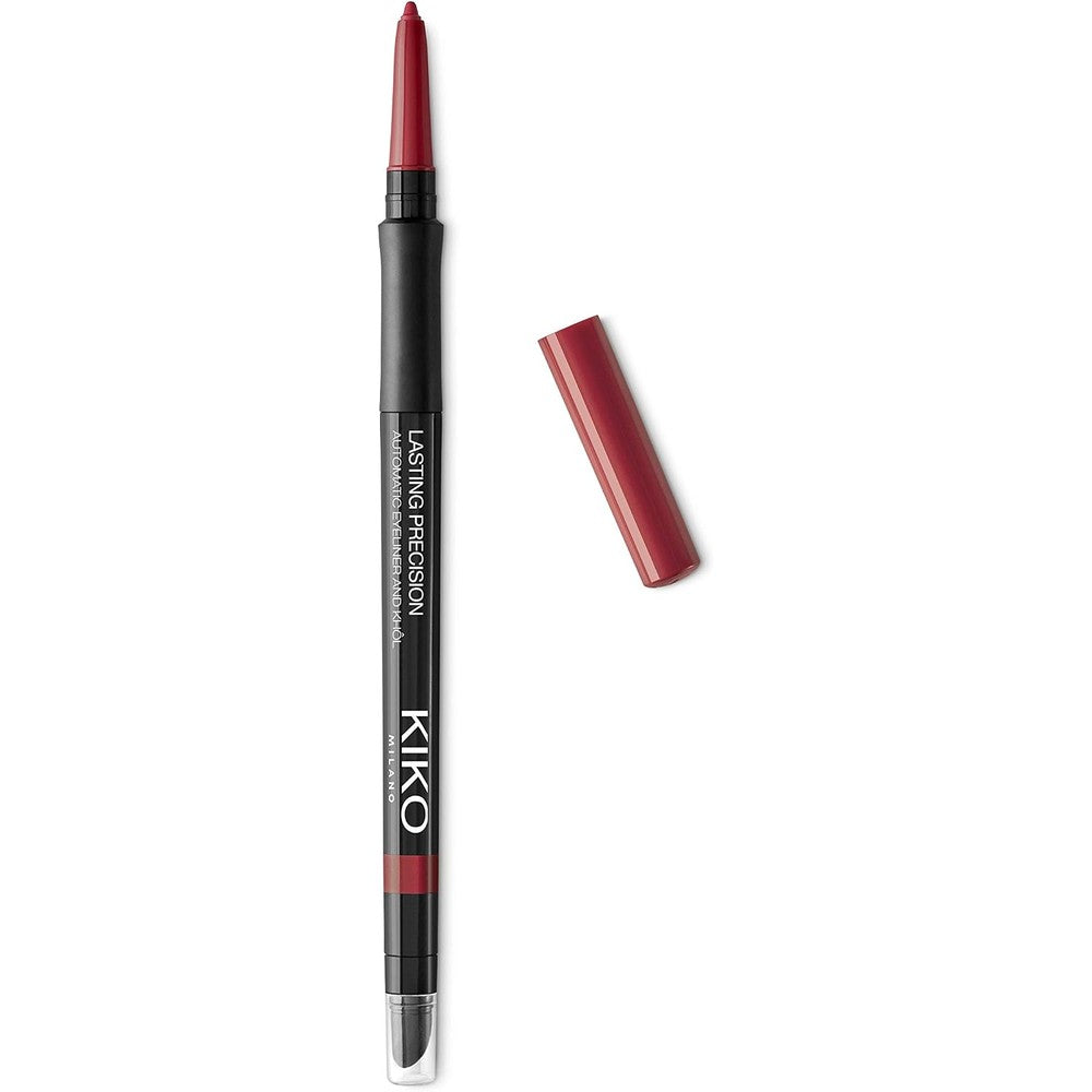 Kiko Milano Unlimited Precision Automatic Eyeliner And Khol Pencil Matte Waterproof Smudge Proof Kajal 16 Black 0.35 Grams