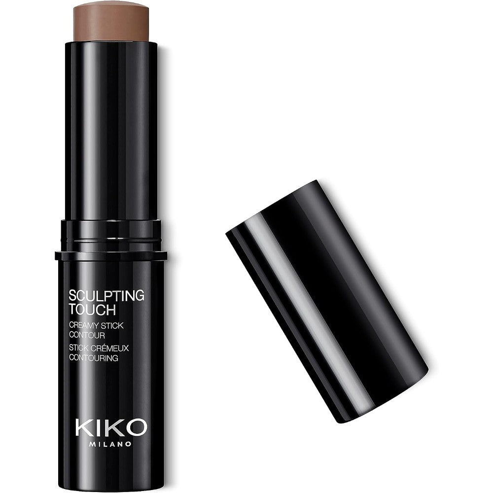 Kiko Milano Sculpting Touch Creamy Stick Contour Blendable Long Lasting Cream Face Contour 202 Ebony 10 Grams