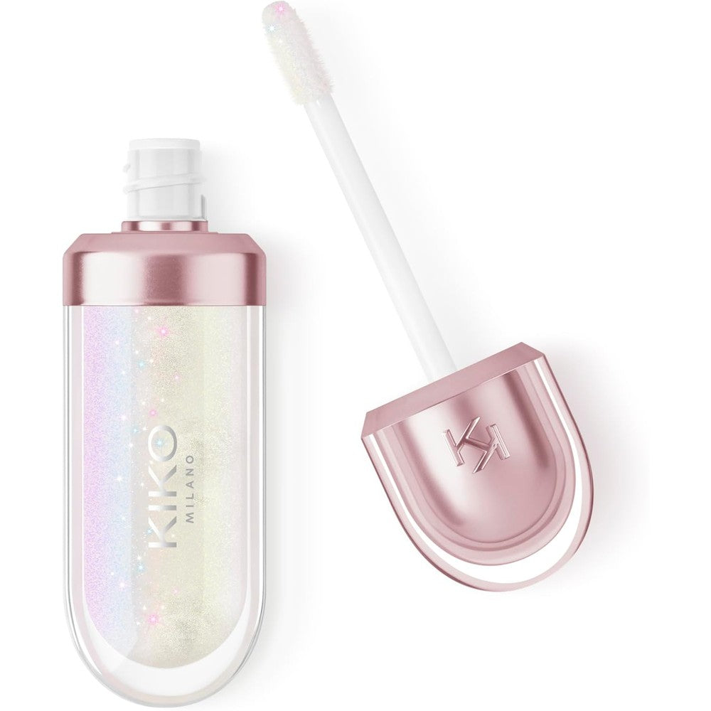 Kiko Milano 3D Hydra Lip Oil Hydrating High Shine Lip Treatment 01 Milky Way 6.5ml