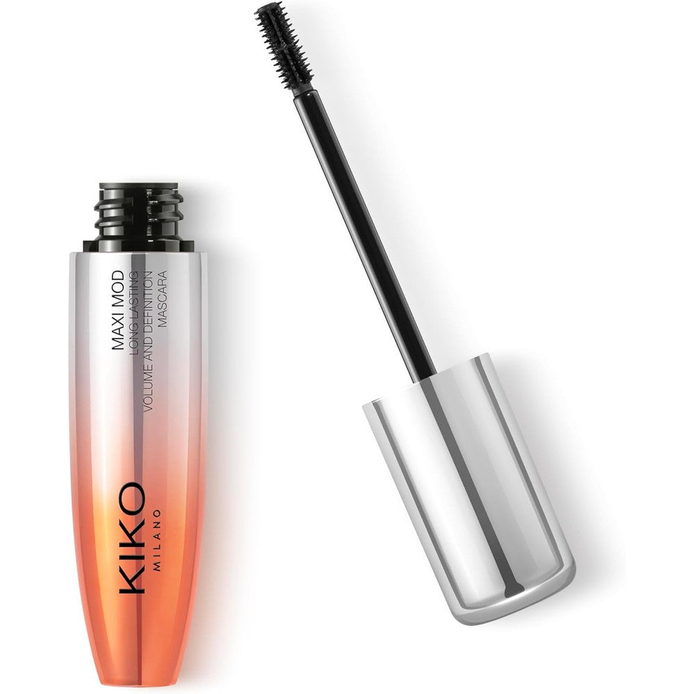 Kiko Milano Maxi Mod Volume And Definition Mascara Intense Black Long Lasting Formula For Bold Lashes 12 Milliliters