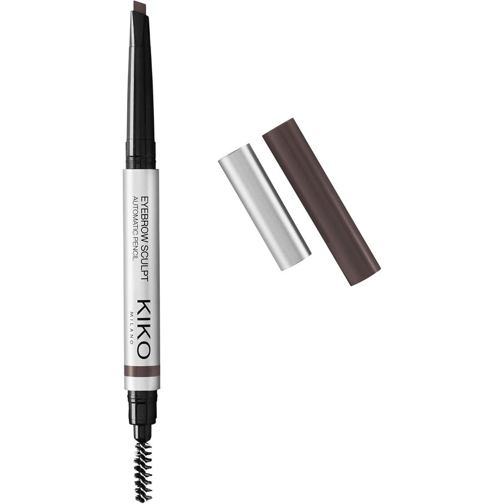 KIKO Milano Eyebrow Sculpt Automatic Pencil 09 Warm Deep Brunettes Dual Ended Retractable Brow Definer 0.25 Grams