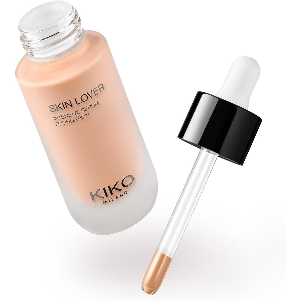 KIKO Milano Skin Lover Intensive Serum Concealer 01 Chantilly Long Lasting Moisturizing Eye Contour Liquid Concealer Hyaluronic Acid 8 Milliliters