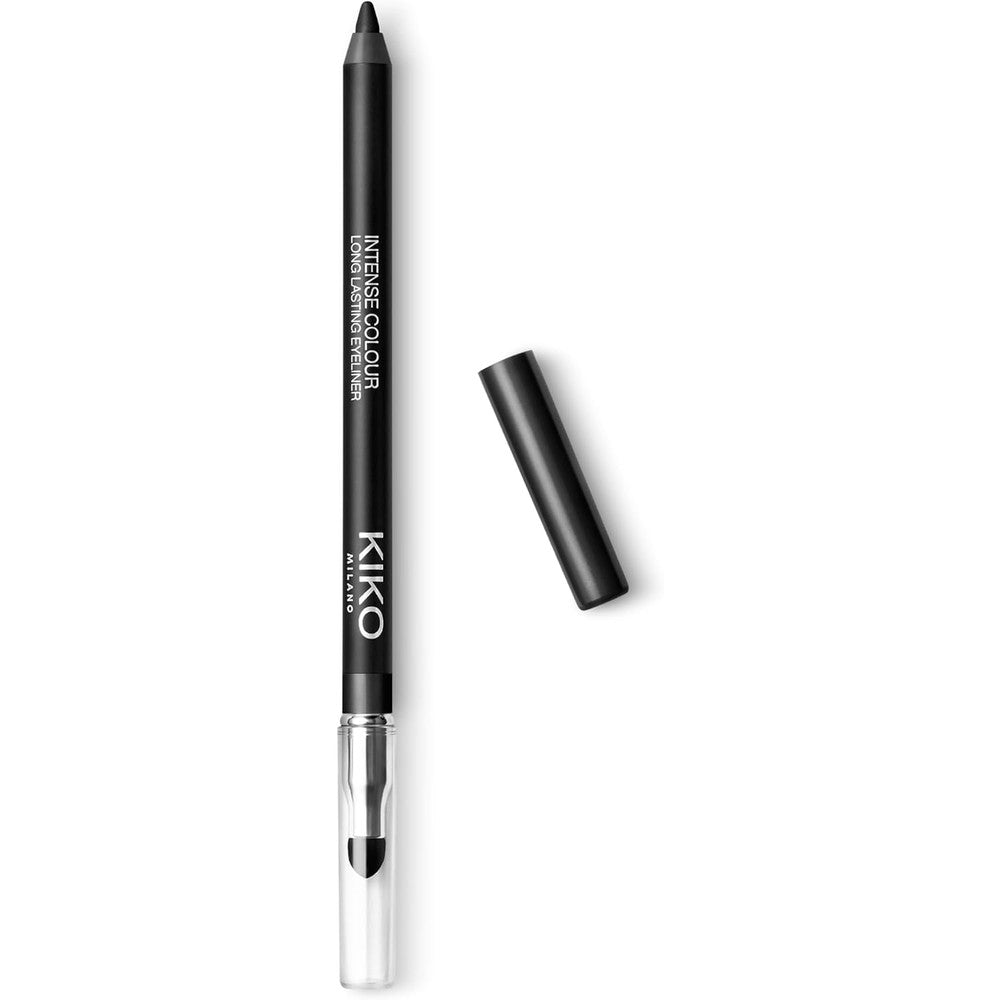 Kiko Milano Intense Colour Long Lasting Eyeliner 16 Black Intense And Smooth Gliding Outer Eye Pencil With Matte Finish 1.2 Grams