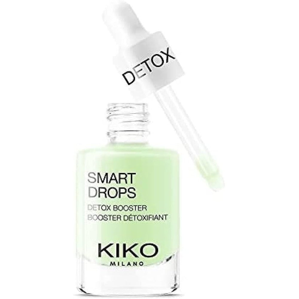 Kiko Milano Smart Detox Drops Detoxifying Effect Booster Serum With Kiwi And Cucumber Extracts 10 Milliliters