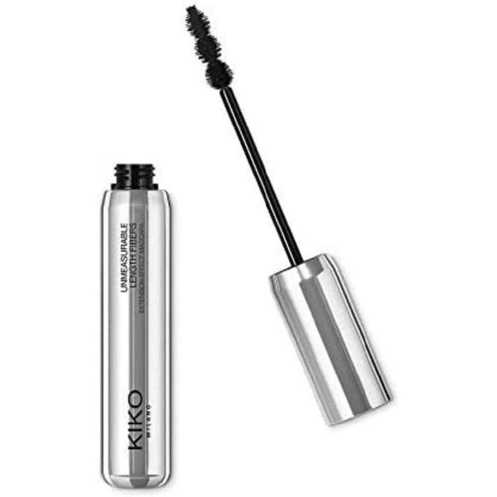 Kiko Milano Unmeasurable Length Fibers Mascara For Extreme Lengthening Effect And Extra Long Eyelashes Black 0.4 Fluid Ounce