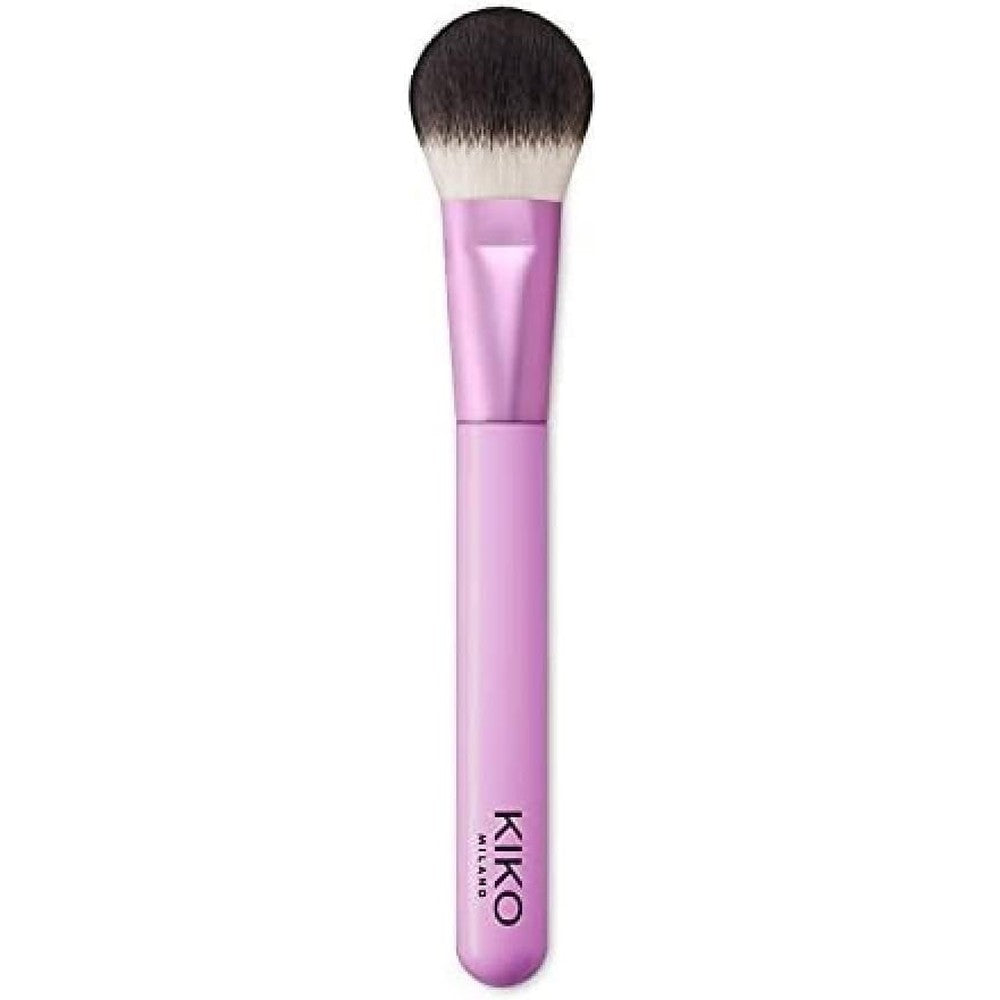 Kiko Milano Smart Blush Brush 103 Rounded Tip Makeup Brush With Synthetic Fibres For Powder Blush And Bronzer One Count