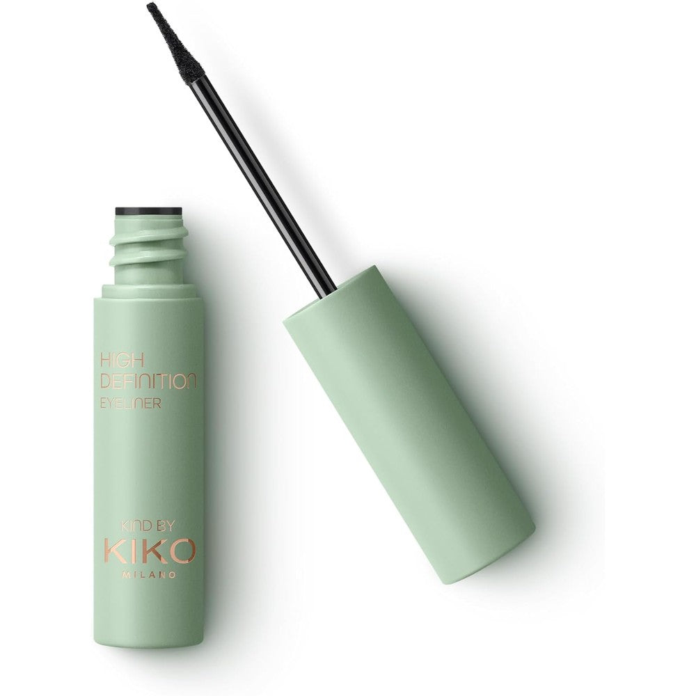 KIKO Milano Kind By KIKO High Definition Eyeliner 01 Black Long Lasting Liquid Eyeliner Enriched With Chamomile Extract 4.5 Millilitres