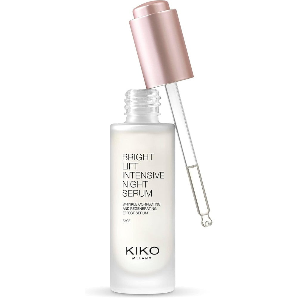 Kiko Milano Bright Lift Intensive Night Serum For Wrinkle Correction And Regenerating Effect 30 Milliliters