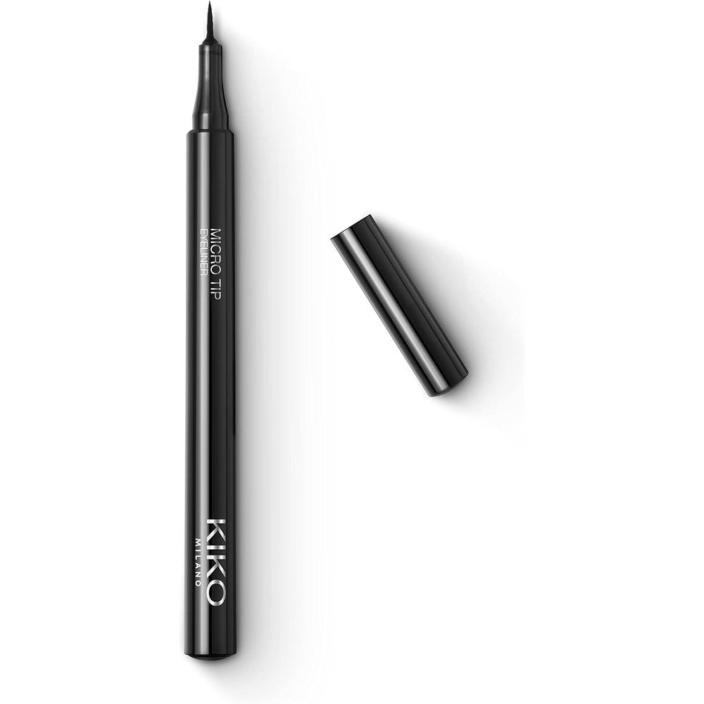 KIKO Milano Micro Tip Eyeliner Long Lasting Liquid Eye Liner Pen For Maximum Precision In Intense Black 1.1 Milliliters