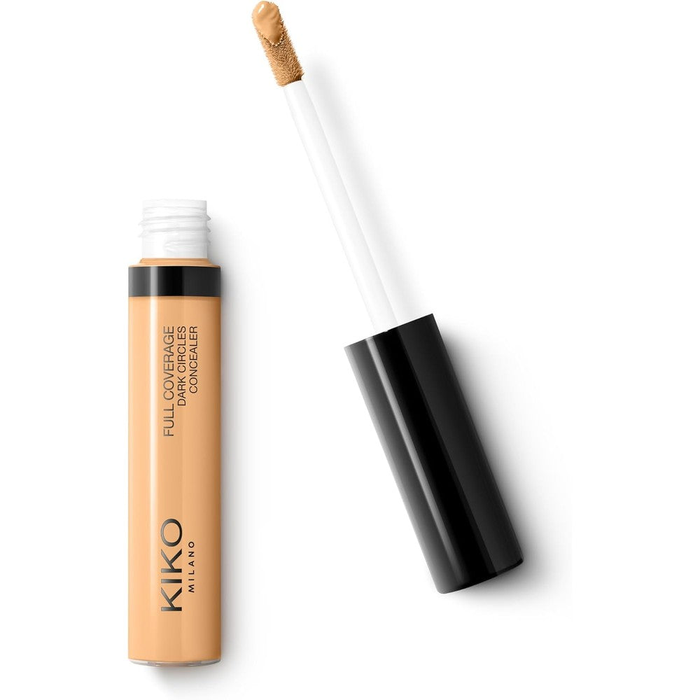 KIKO Milano Full Coverage Dark Circles Concealer Liquid Face And Eye Makeup For High Coverage Camouflage 8 Milliliter