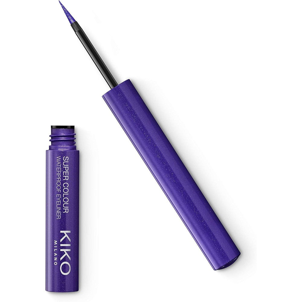 KIKO Milano Super Colour Waterproof Eyeliner High Coverage Long Lasting Liquid Eye Liner 1.7 Milliliters