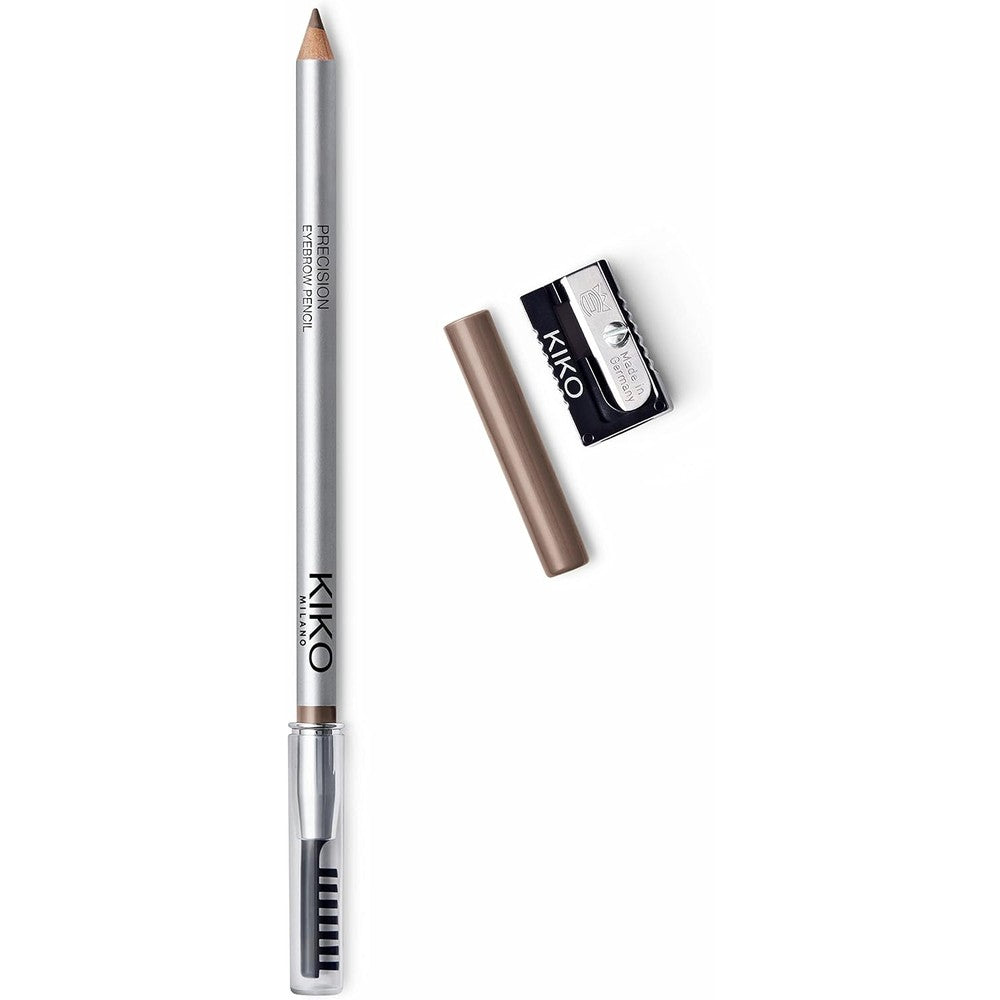 Kiko Milano Precision Eyebrow Pencil With Micro-Precision Hard Formula And Separator Comb For Natural Looking Defined Brows