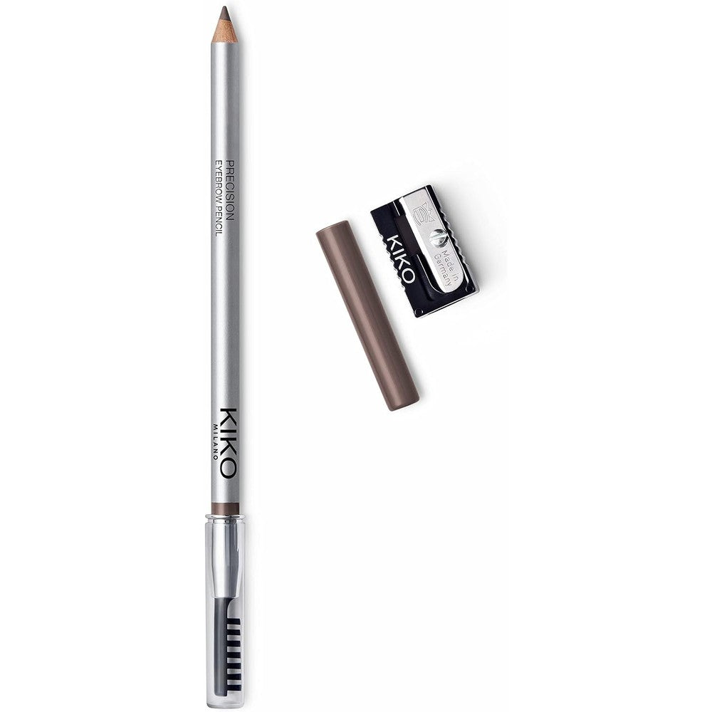 Kiko Milano Precision Eyebrow Pencil With Micro-Precision Hard Formula And Separator Comb For Natural Defined Brows