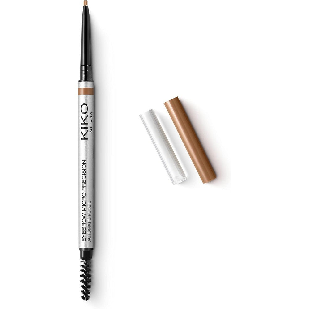 Kiko Milano Micro Precision Eyebrow Pencil With Integrated Spoolie For Natural Defined Brows
