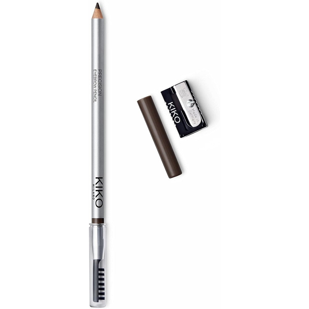 Kiko Milano Precision Eyebrow Pencil With Micro-Precision Hard Formula And Separator Comb For Natural Defined Brows