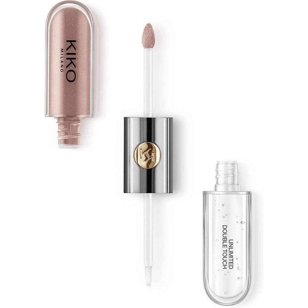 Kiko Milano Unlimited Double Touch Long Lasting Two Step Liquid Lipstick With A High Shine Bright Finish 130 Antique Brass Shade 6 Millilitres