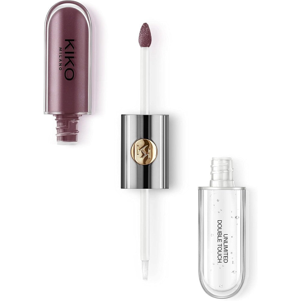 KIKO Milano Unlimited Double Touch Long Lasting Liquid Lipstick With High Shine Lip Gloss Two Step Transfer Proof Formula 6 Milliliters