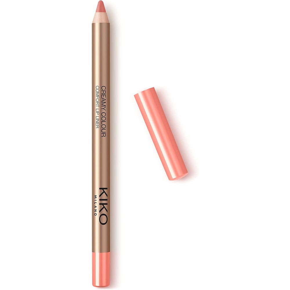 Kiko Milano Creamy Colour Comfort Lip Liner 24 Long Lasting Waterproof Transfer Resistant Precision Lip Contour Pencil Shade 24 Geranium 1.2 Grams