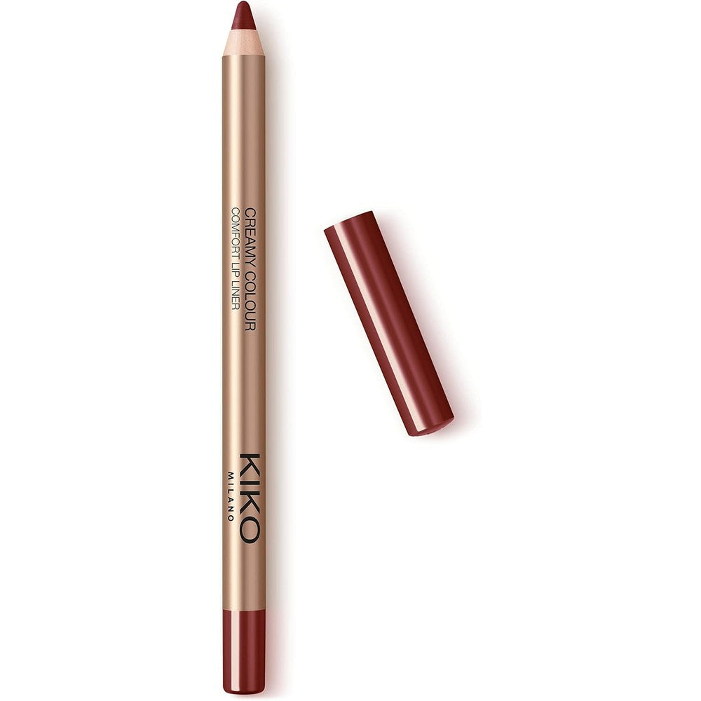 Kiko Milano Creamy Colour Comfort Lip Liner 24 Geranium Long Lasting Waterproof Lip Pencil 1.2 Grams
