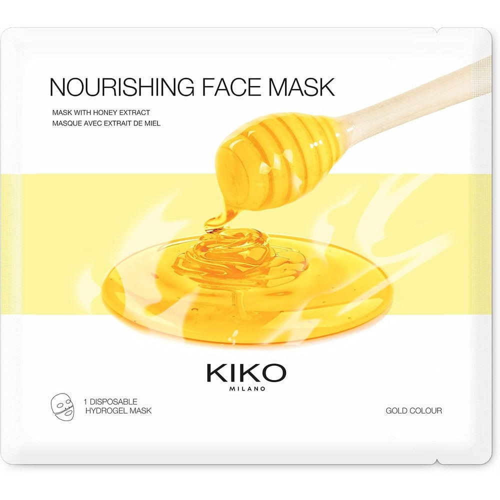 Kiko Milano Moisturising Hydrogel Face Mask With Nourishing Honey Extract For Radiant And Soft Skin Single Use Pack Number One
