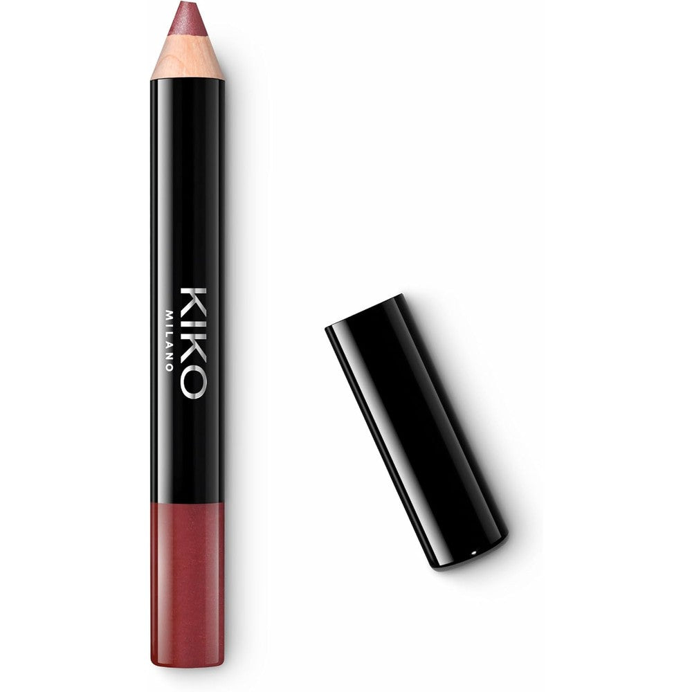 KIKO Milano Smart Fusion Creamy Lip Crayon On The Go Pencil Lip Gloss High Shine Nourishing Lip Color 09 Dark Cinnamon One Point Six Grams