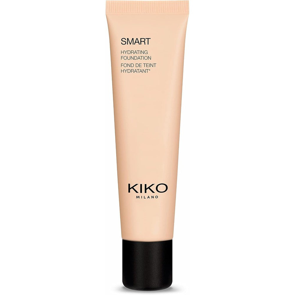 Kiko Milano Smart Hydrating Foundation 14 Neutral 05 Moisturising And Evening Liquid Foundation For All Skin Types 30 Millilitres