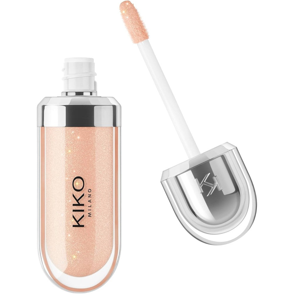 Kiko Milano 3D Hydra Lip Gloss High Shine Hydrating Plumping Natural Beige 6.5 Milliliters