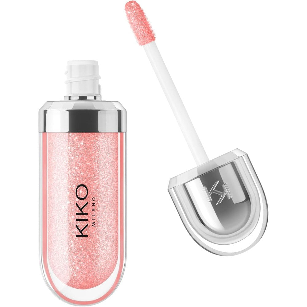 Kiko Milano 3D Hydra Lip Gloss High Shine Hydrating Plumping Non Sticky Moisturizing Lip Makeup 6.5 Milliliters