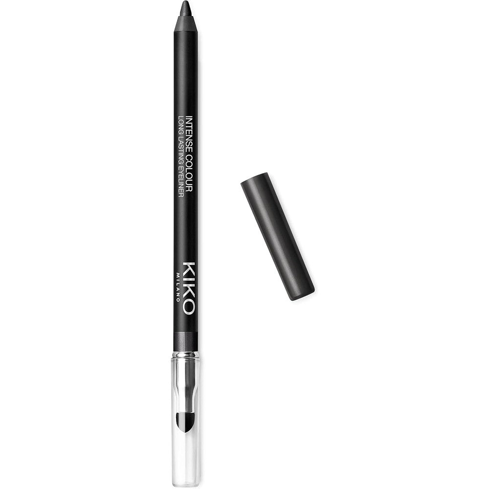 KIKO Milano Intense Colour Long Lasting Eyeliner High Pigment Smudge Resistant Outer Eye Pencil With Smudger Sponge 1.2 Grams