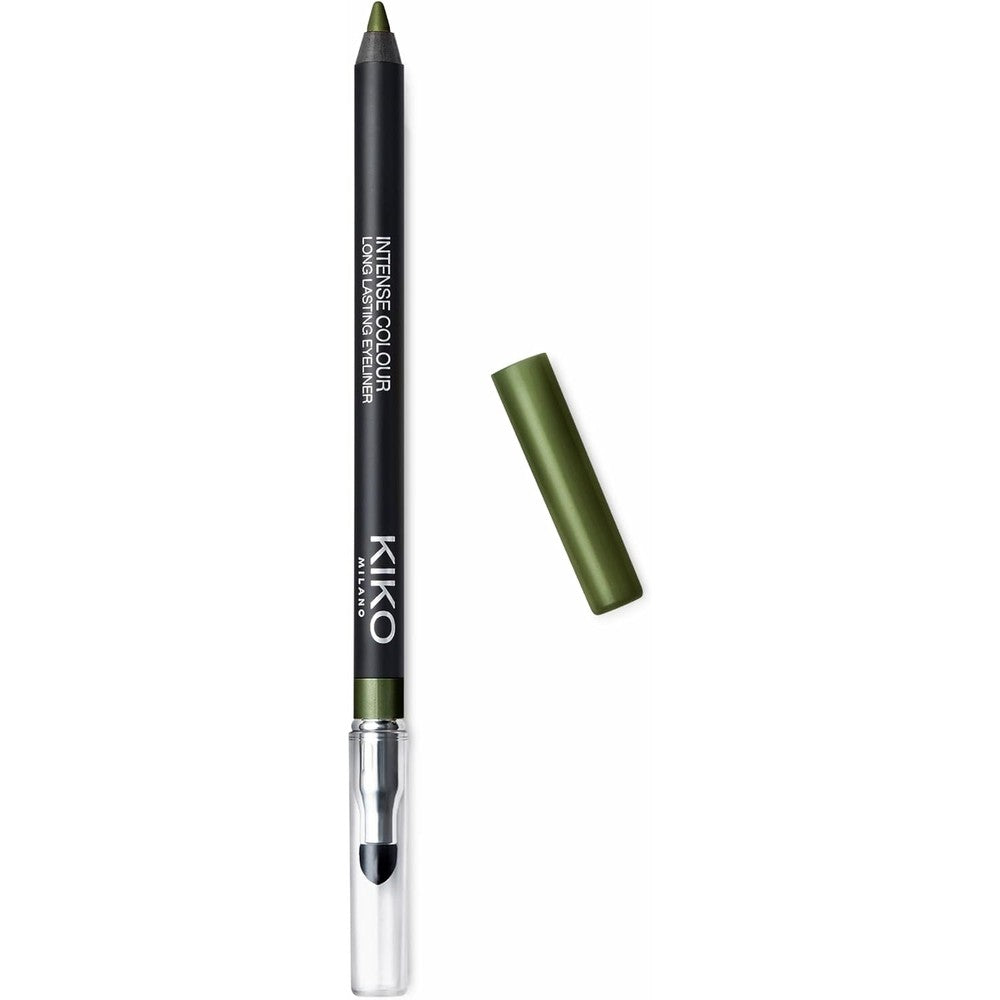 Kiko Milano Intense Colour Long Lasting Eyeliner Pencil Liquid Effect Outer Eye Pencil 10 Metallic Ivy Green 1.2 Grams