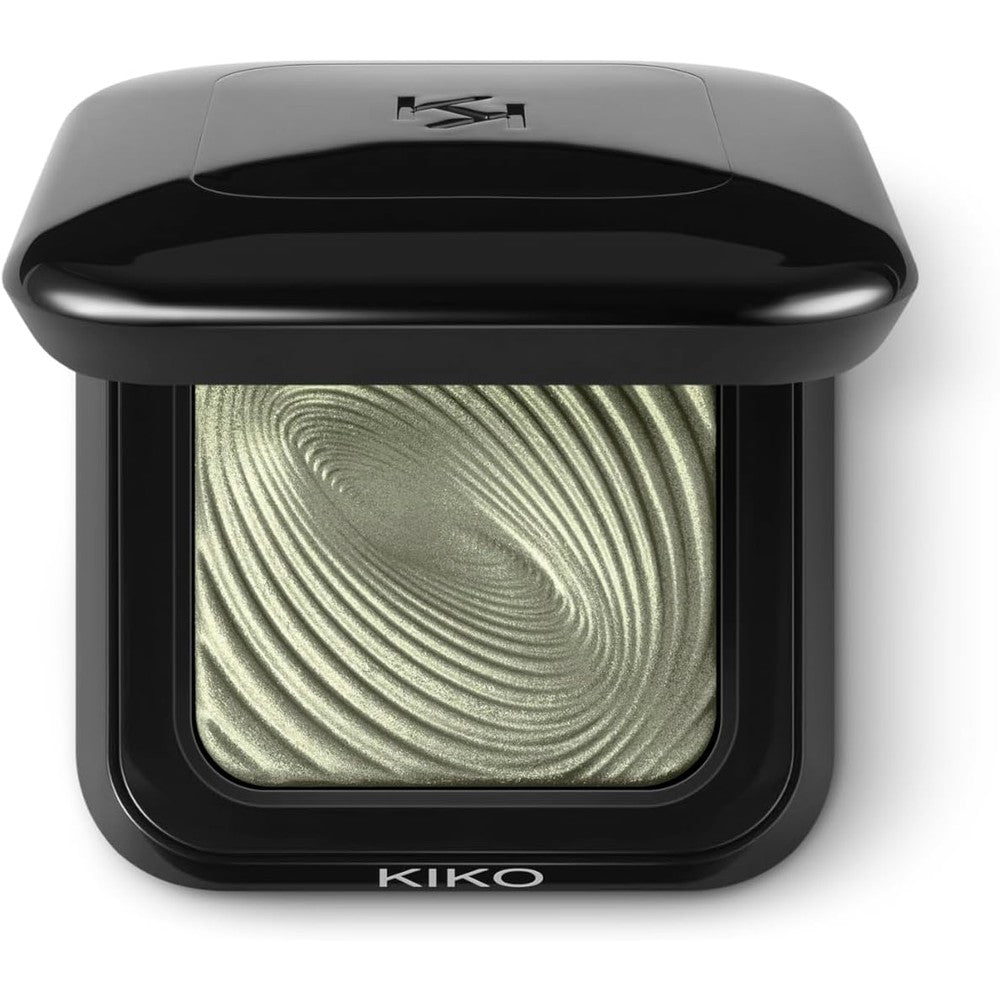 Kiko Milano Water Eyeshadow Instant Color Eyeshadow For Wet And Dry Use 16 Olive Green High Impact Metallic Finish Powder Three Grams