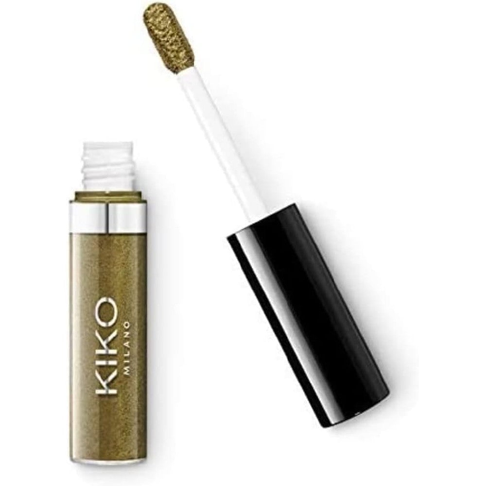 Kiko Milano Long Lasting Liquid Eyeshadow Pearly Metallic Finish Long Wearing Formula 4.5 Milliliters