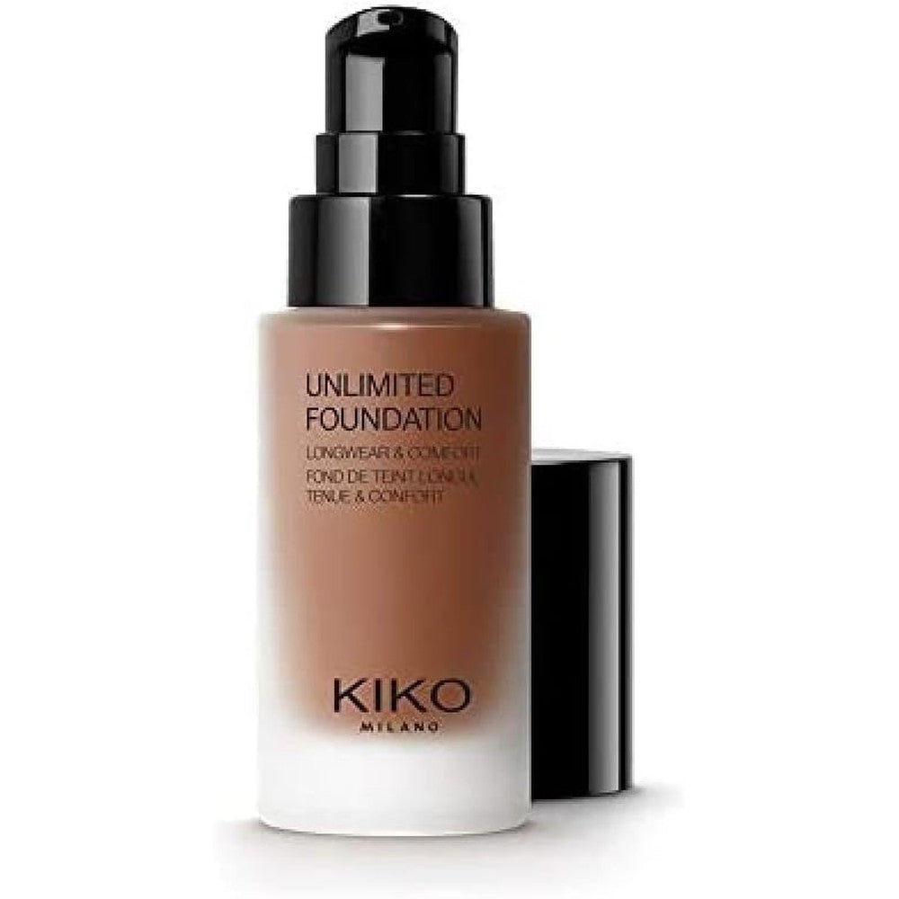 KIKO Milano Unlimited Foundation Long Lasting Liquid Foundation Matte Finish Lightweight Formula 30 Milliliters