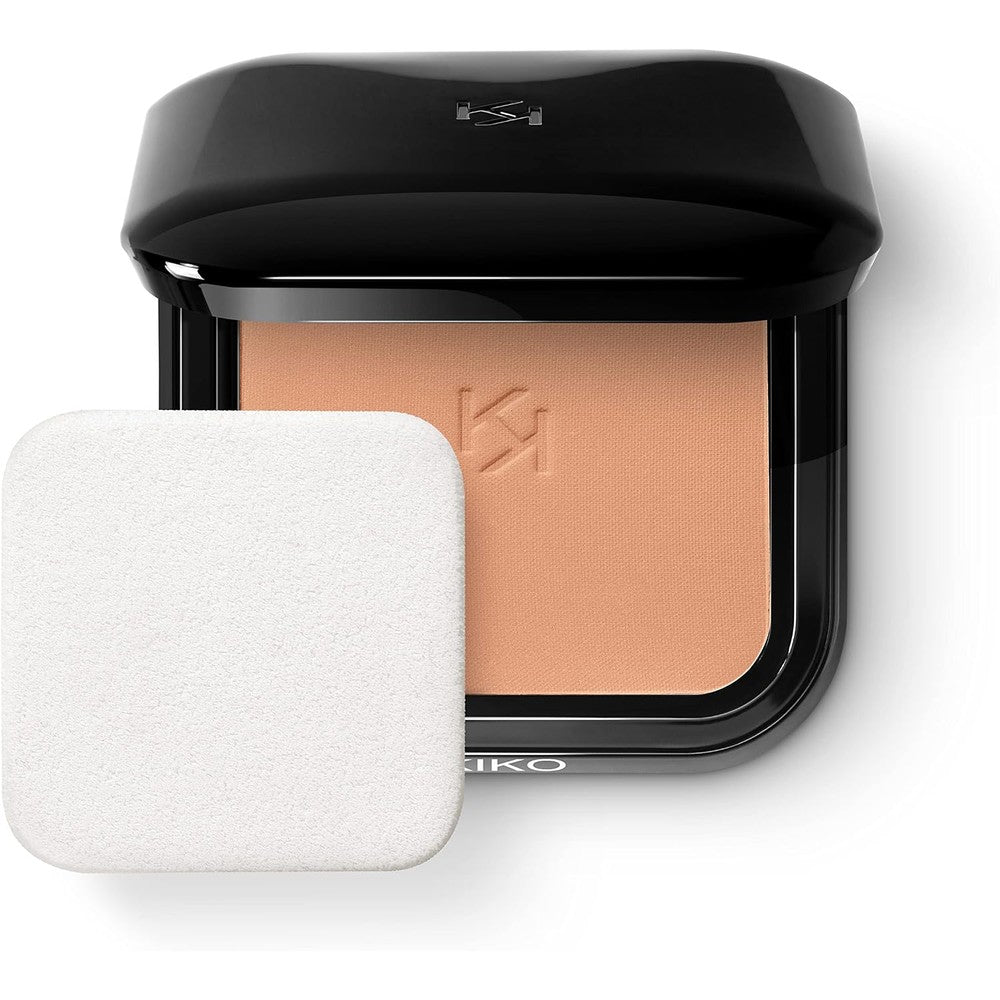 Kiko Milano Full Coverage Blurring Powder Foundation High Coverage Matte Compact Pressed Powder Foundation For Combination To Oily Skin 10 Grams