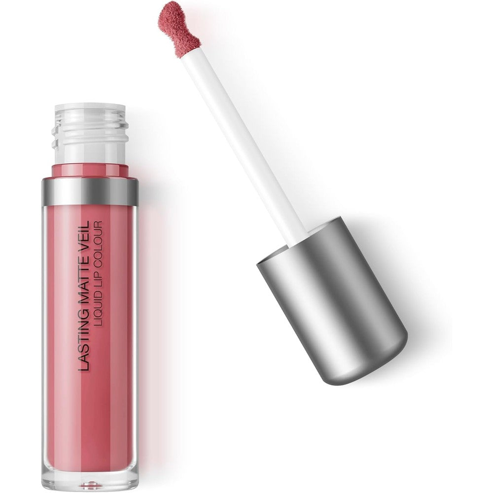 KIKO Milano Lasting Matte Veil Liquid Lip Colour Long Lasting Liquid Lipstick With A Matte Finish 16 Deep Amaranth 4 Milliliter