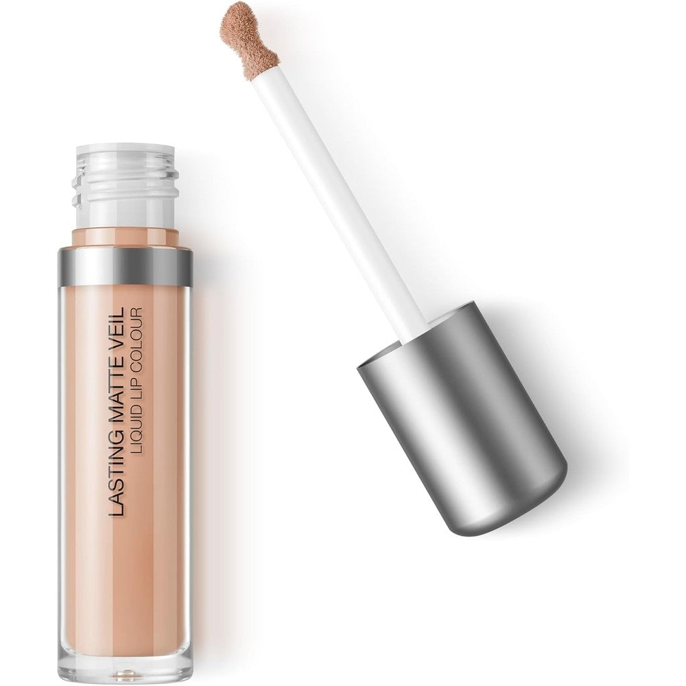 Kiko Milano Lasting Matte Veil Liquid Lip Colour Long Lasting Weightless Transfer Proof Matte Liquid Lipstick 01 Caffelatte 4 Milliliter