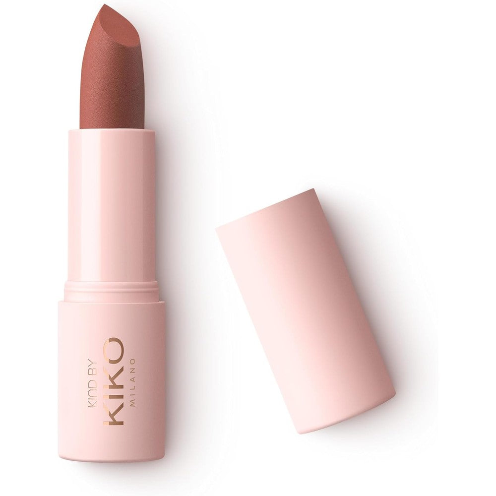 KIKO Milano Kind By KIKO Soft Matte Lipstick 04 Scarlet Earth Long Lasting Velvet Demi Matte Lip Colour Nourishing Vegan Formula 4 Grams
