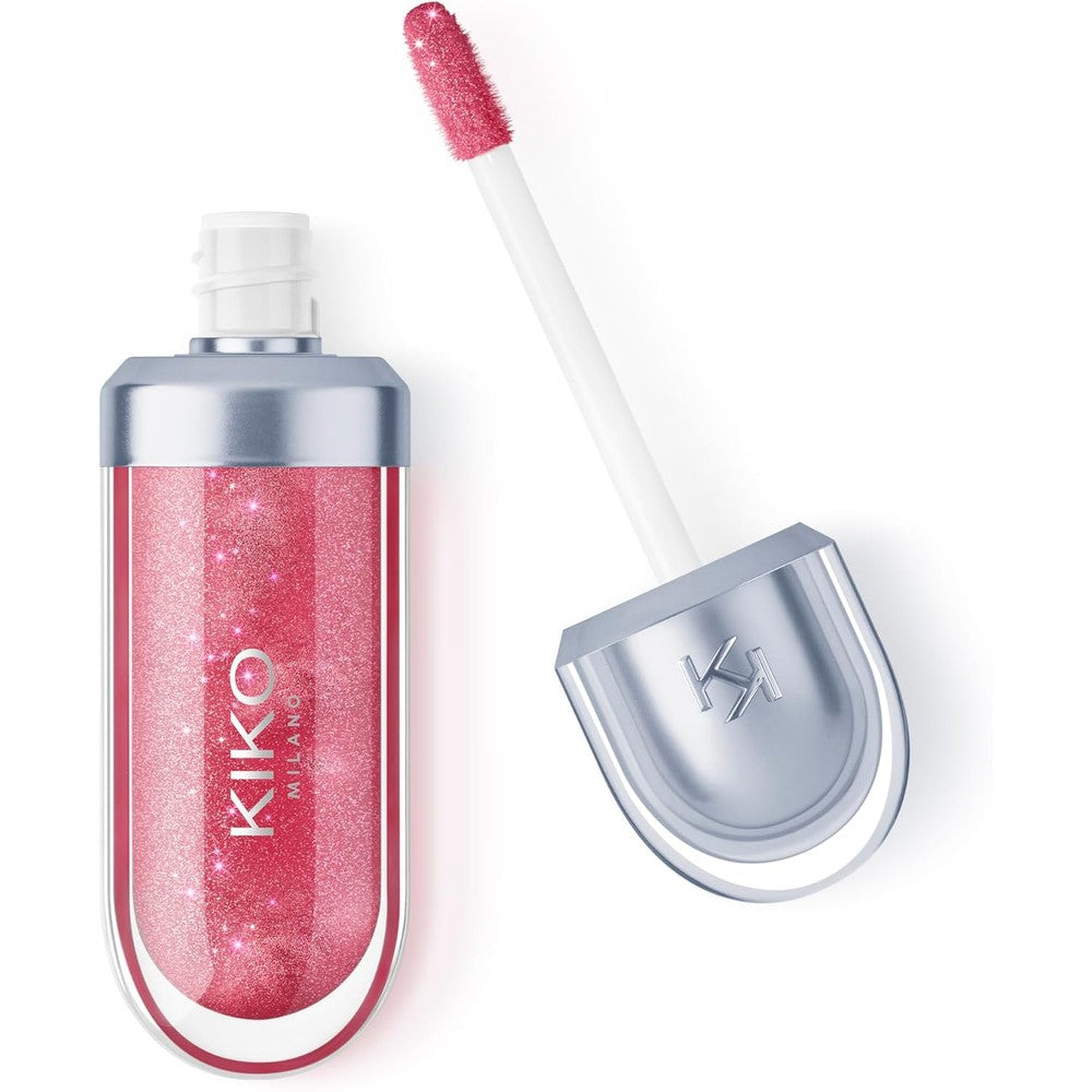 Kiko Milano 3D Hydra Lipgloss 41 Rosy Glares Limited Edition Moisturizing 3D Effect Lip Gloss 6.5 Milliliters