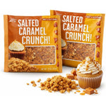 Crafty Cooking Kits Salted Caramel Crunch Toppings front view packaging for gourmet baking toppings