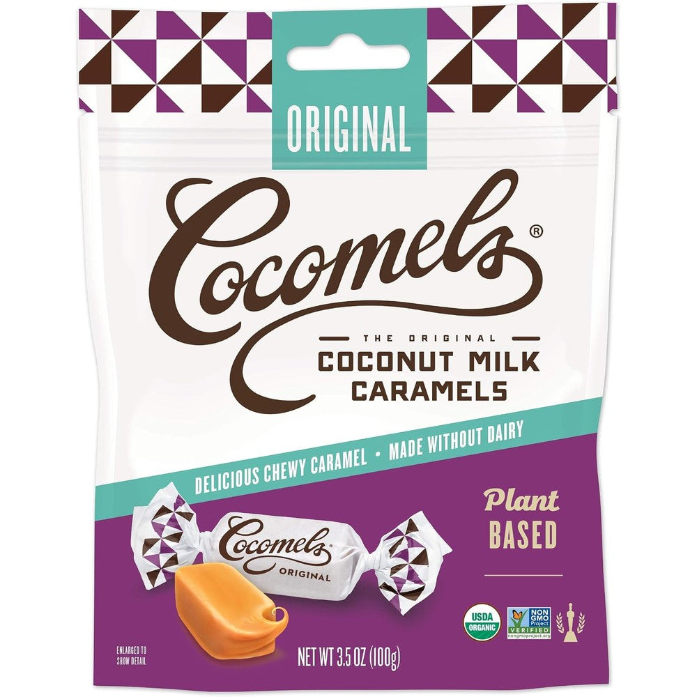 Cocomels Coconut Milk Caramels Original Flavor pouch front view