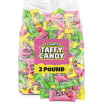 The Hampton Popcorn Company Chewy Taffy Candy Bars front view package