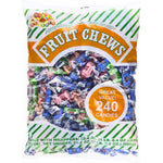 Albert's Candy Assorted Fruit Chews 21.2 Ounce bag front view imported candy
