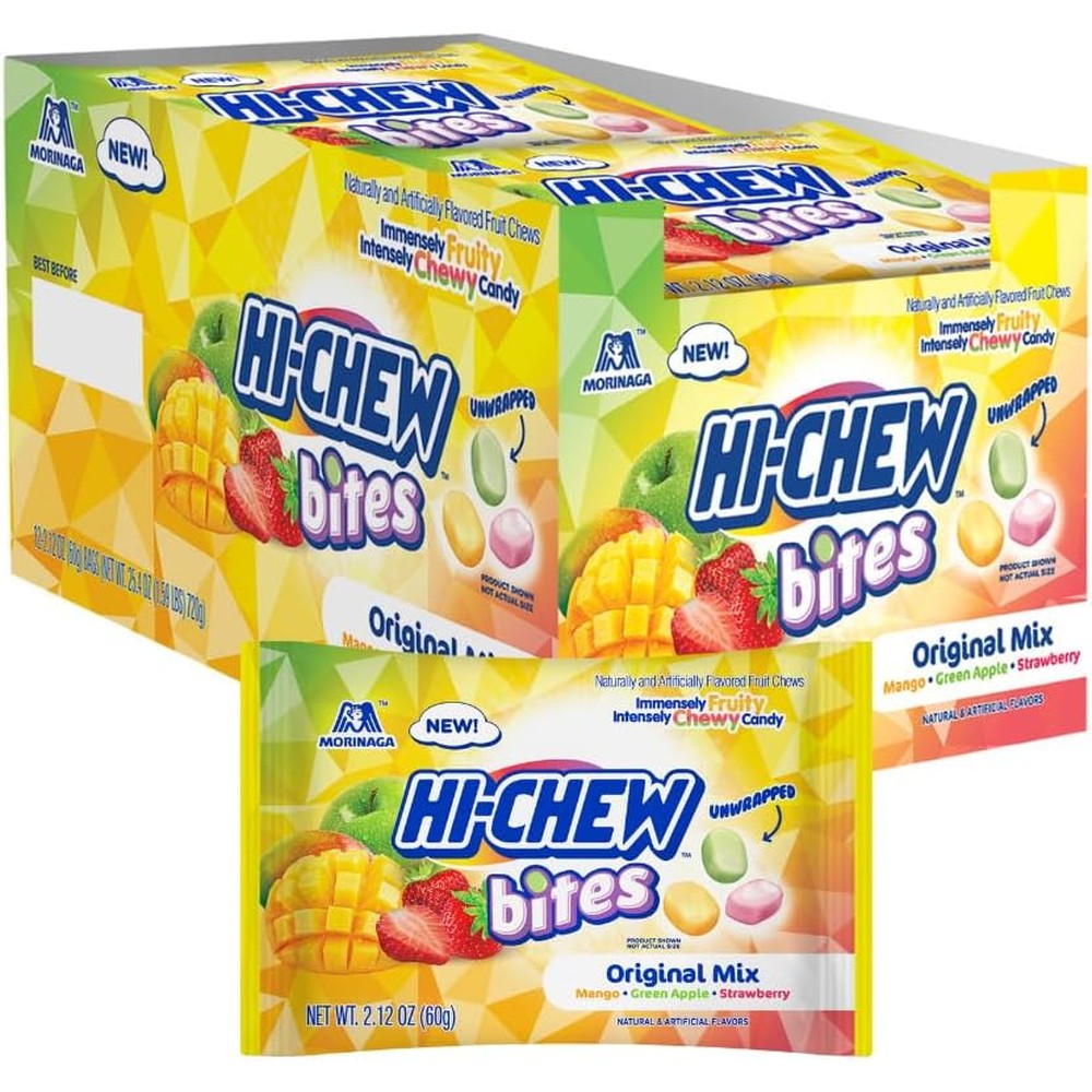 HI-CHEW Bites Original Mix front of bag packaging buy online