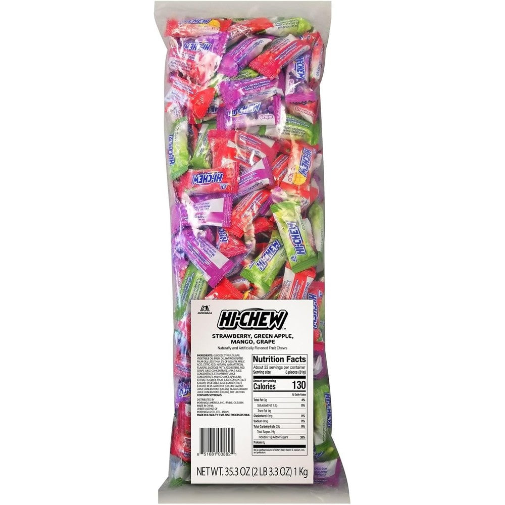 HI-CHEW Assorted Bulk Candy Bag front view premium import
